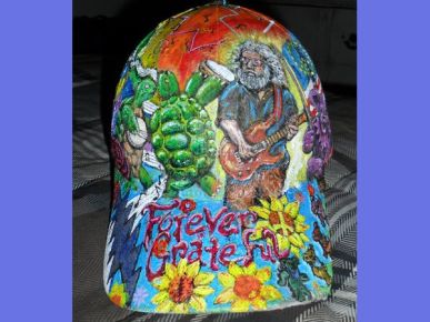 hand painted hat