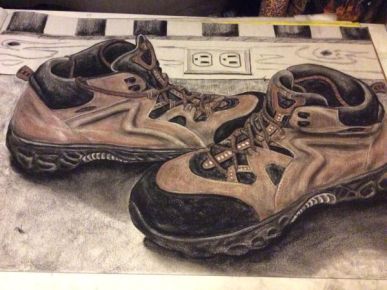 shoe drawing
